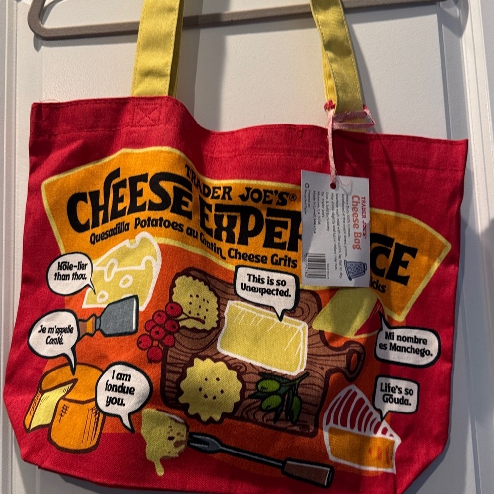 NWT! Trader Joe's Cheese Experience Tote - Picture 6 of 6